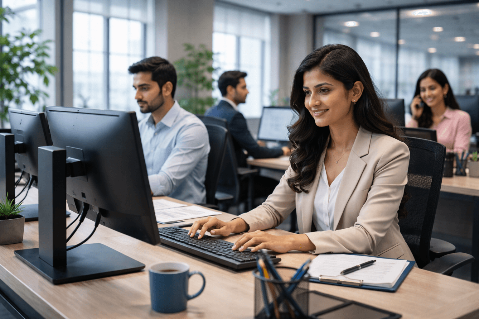 Desktops infrastructure service visual